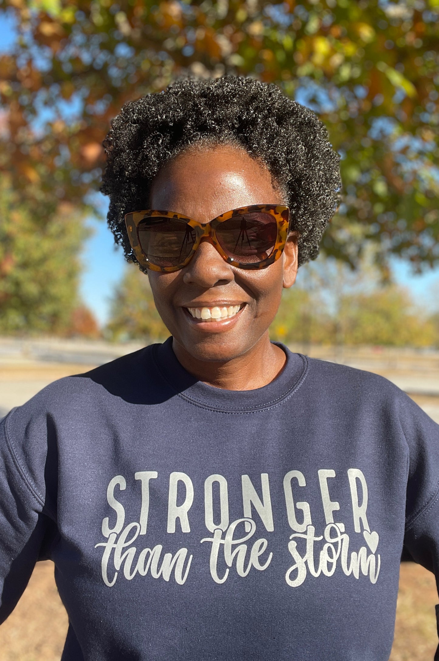 Stronger Than The Storm Crewneck Sweatshirt