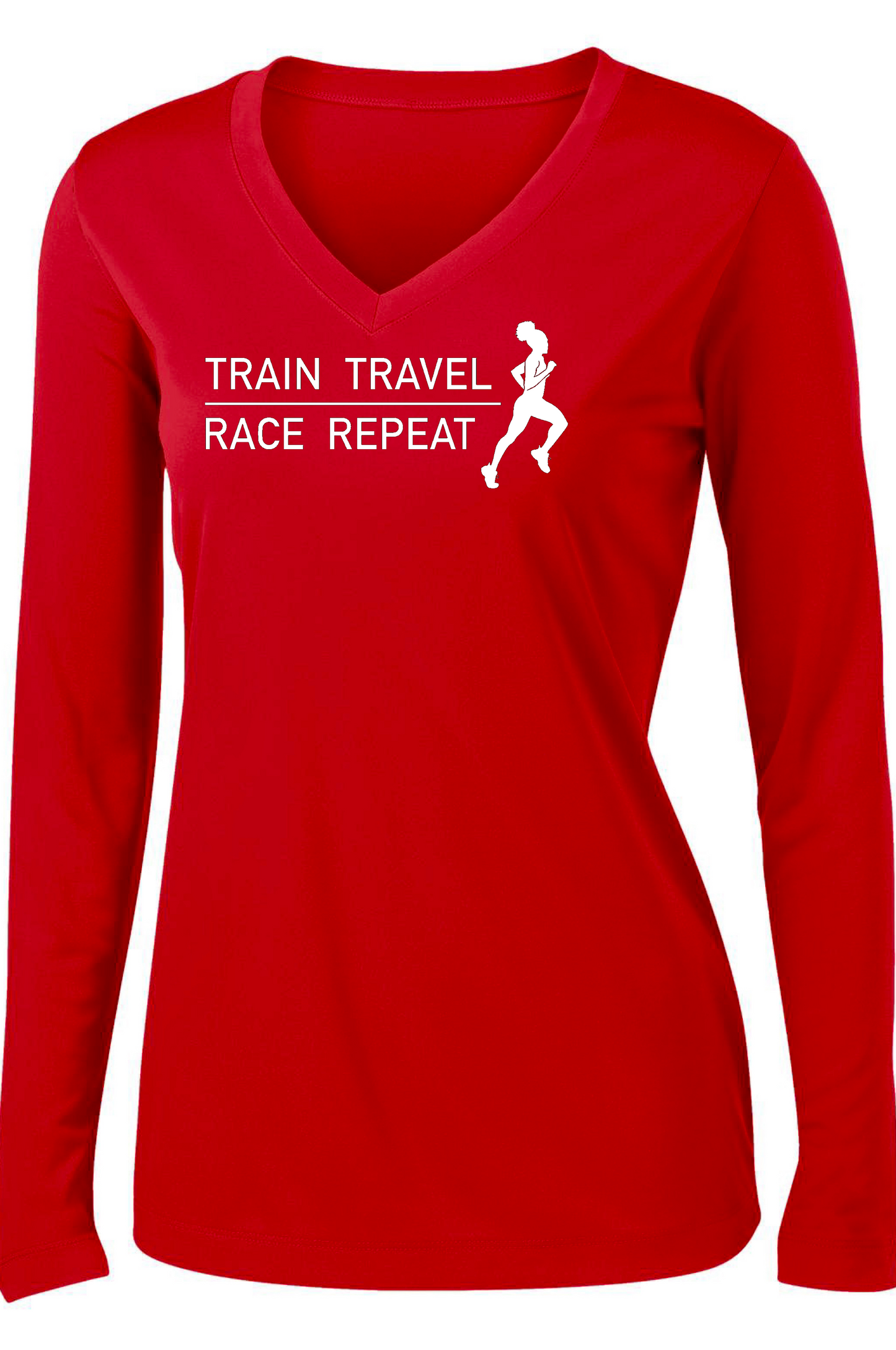 Train Travel Race Repeat Long Sleeve T-shirt