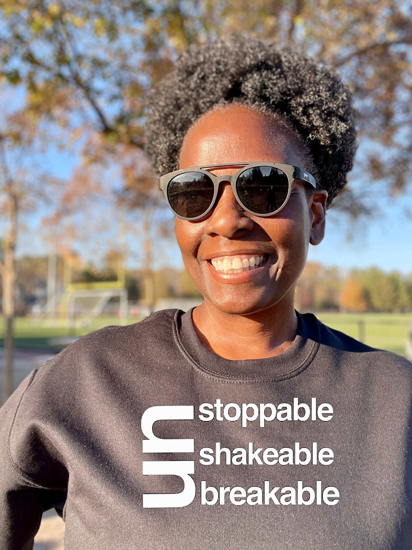 Unstoppable Unshakeable Unbreakable Crewneck Sweatshirt