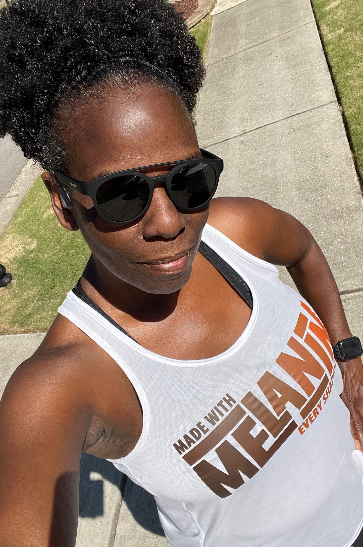 Melanin - All Shades Slay Racerback Tank Top