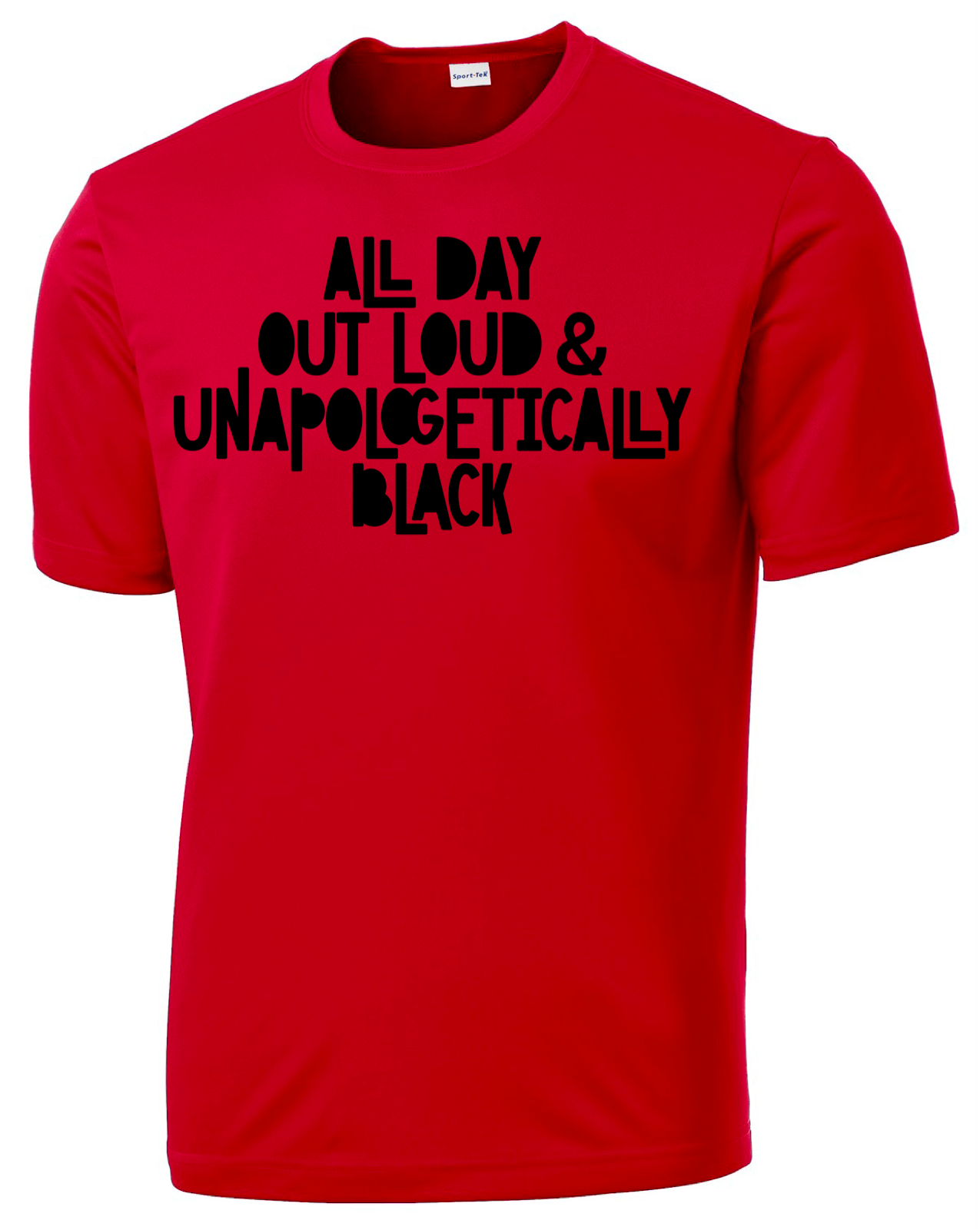 Men's All Day Out Loud & Unapologetically Black T-shirt