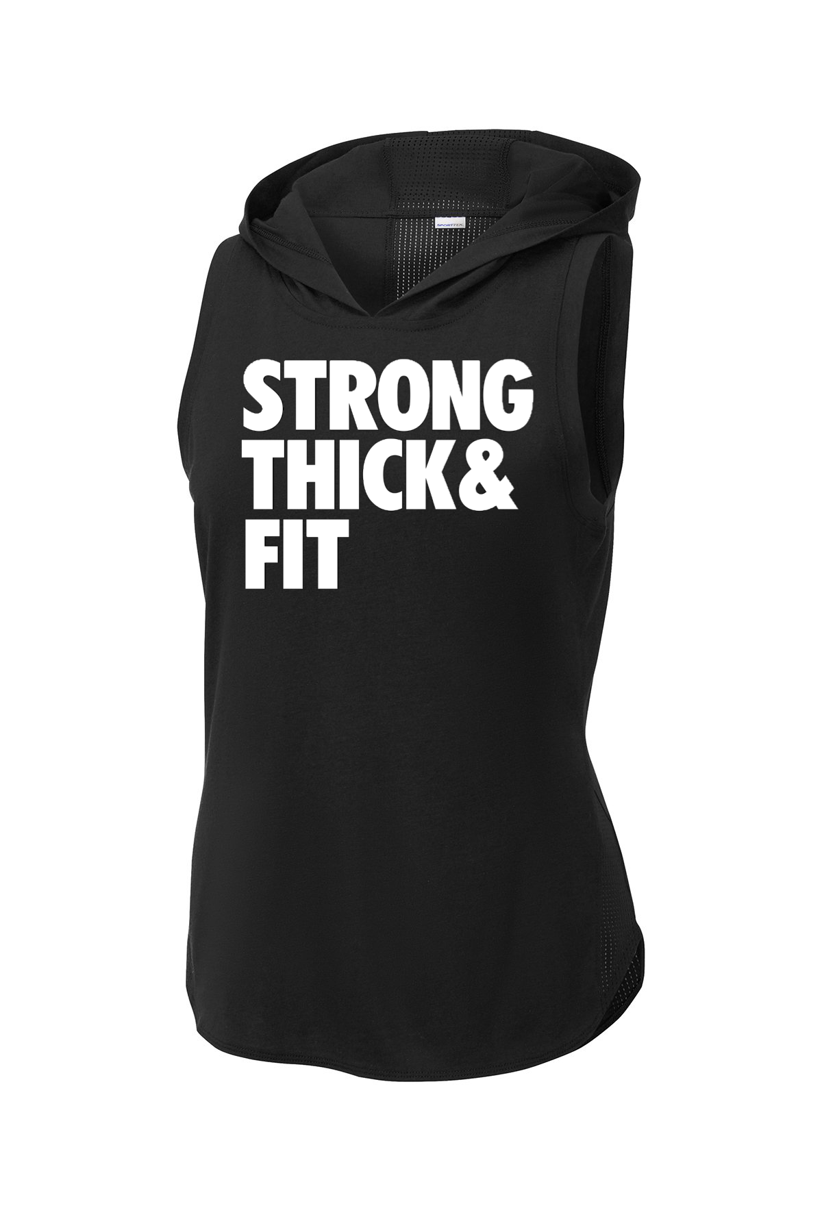 Strong Thick Fit Fitness Hoodie Tank Top