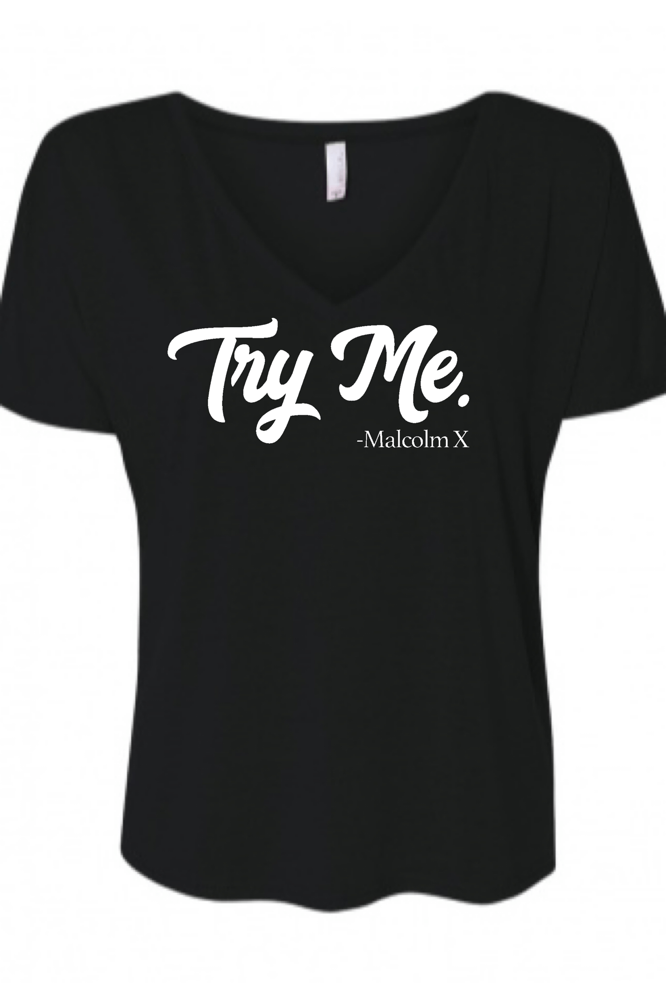 Try Me. Black T-shirt By Natural & fit Designs