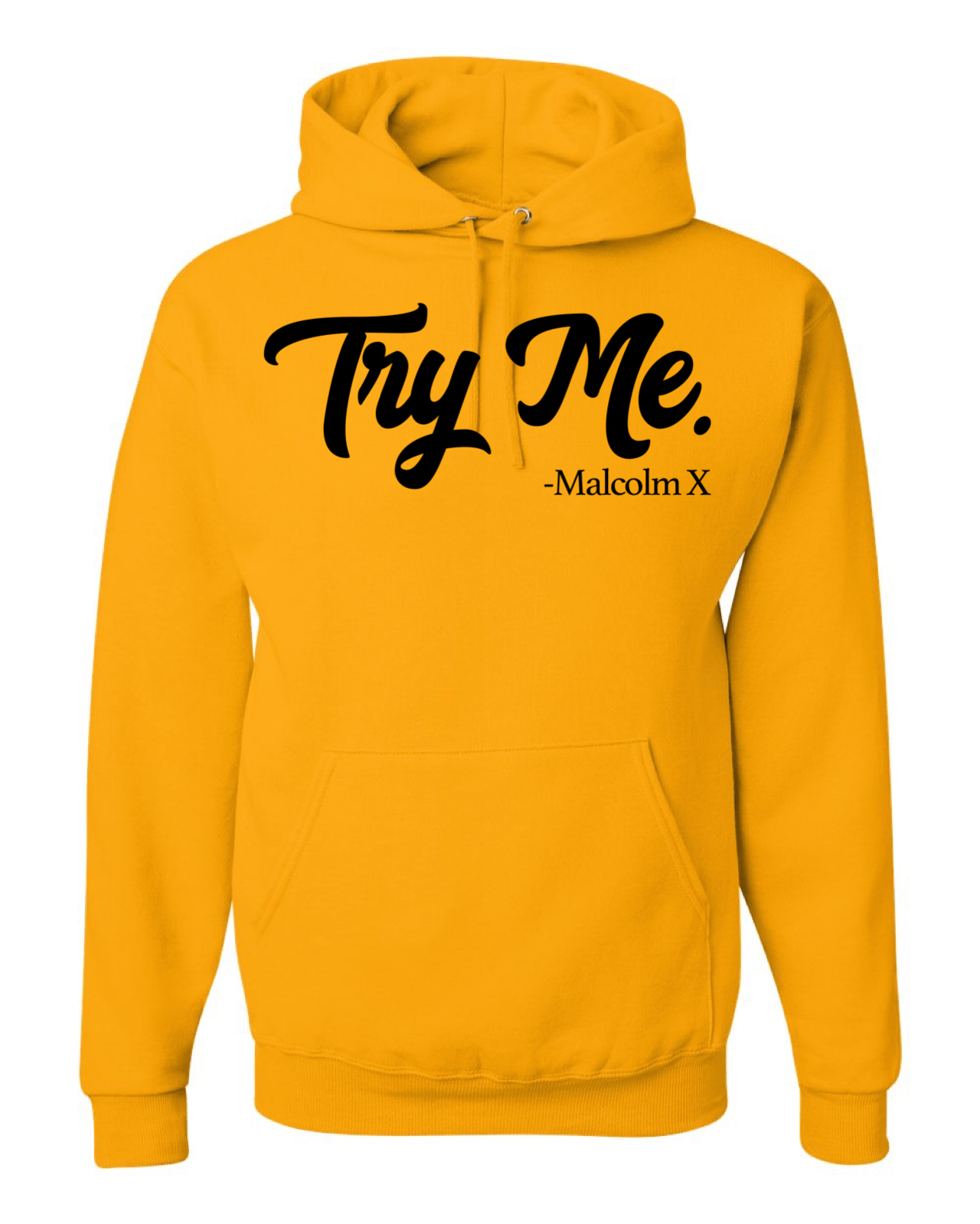 Gold Men's Try Me. Hoodie