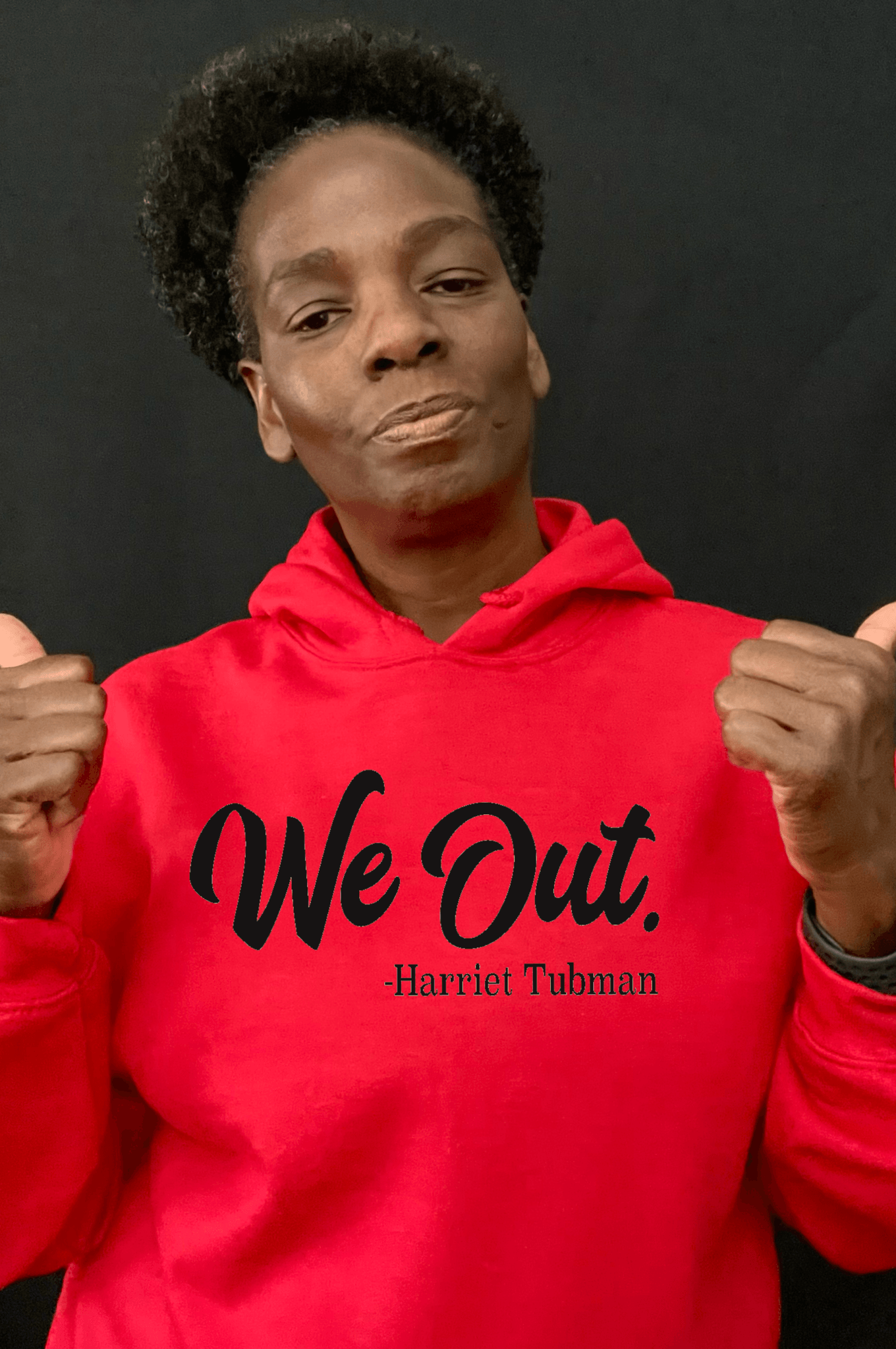 We Out Red Hoodie