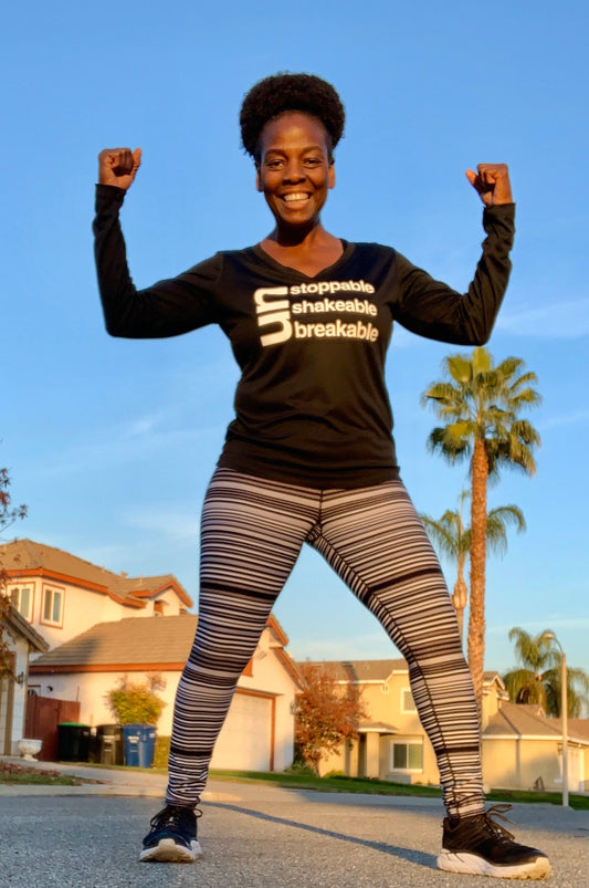 Unstoppable Unbreakable Unshakable Long Sleeve T Long Sleeve T Sport Tek