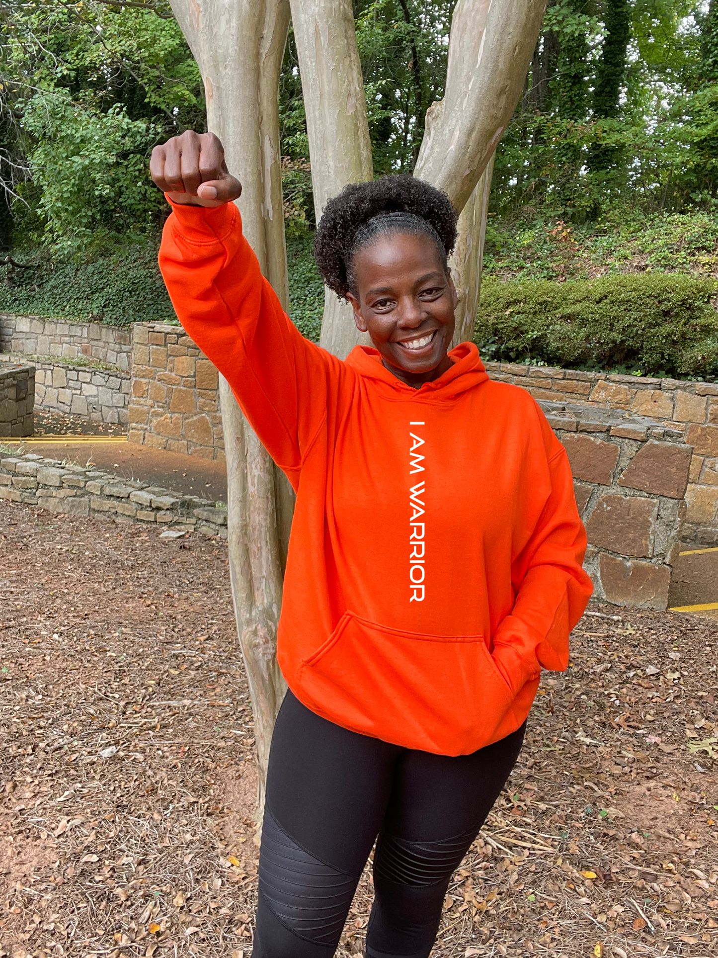 I Am Warrior Bright Colors Hoodie