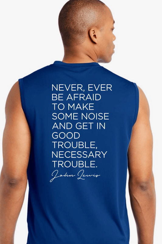 Men’s Trouble Maker Tank Top Muscle Tank Sport Tek