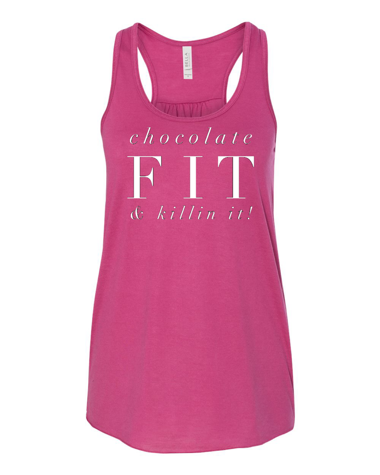 Chocolate Fit & Killin it Racerback Tank Top