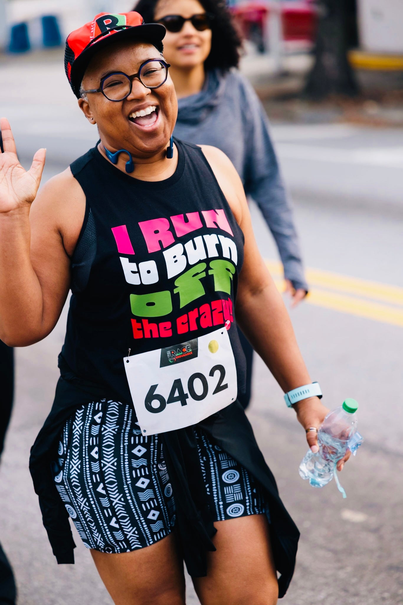 I Walk To Burn Off The Crazy Crop Tank