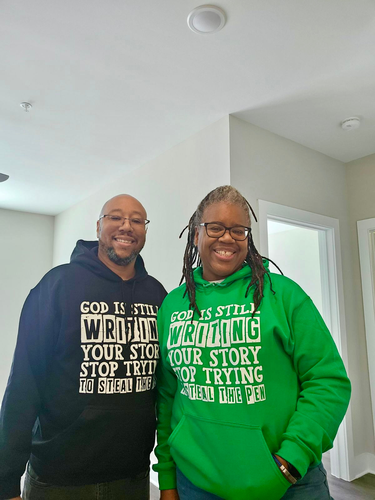 God is Still Writing Your Story Bright Colors Hoodie