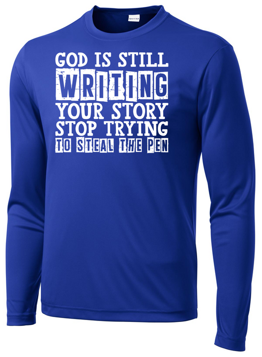 Men's God is Still Writing Your Story Long Sleeve T-shirt