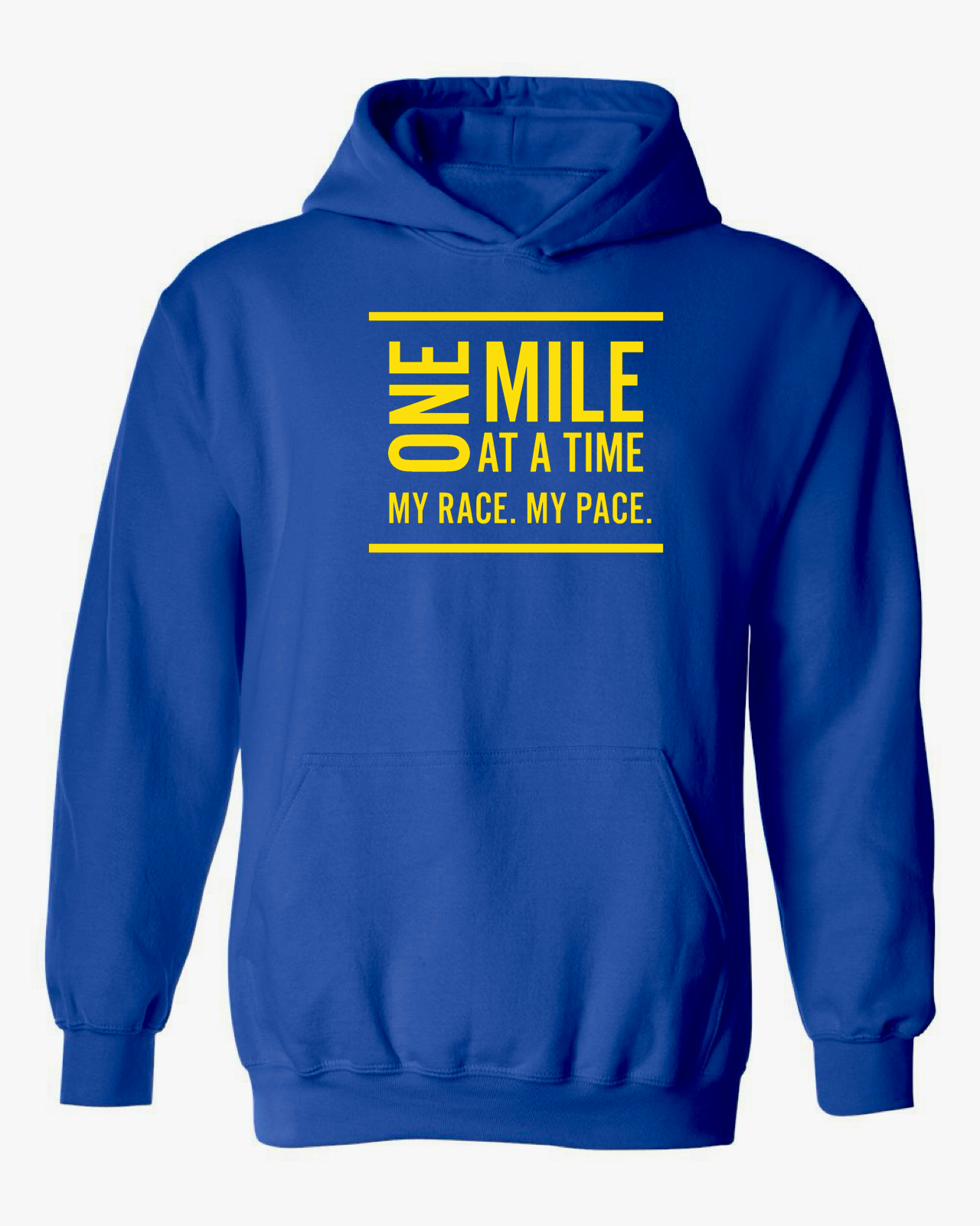 Your Race Your Pace Bright Colors Hoodie
