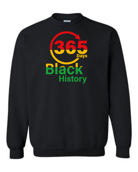 Black History 365 Crewneck Sweatshirt