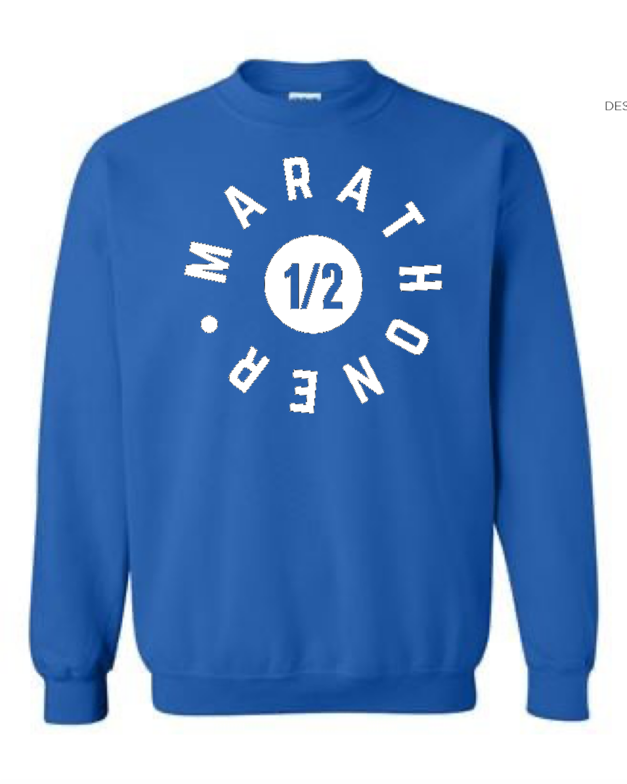 Men's Half Marathoner Crewneck Sweatshirt