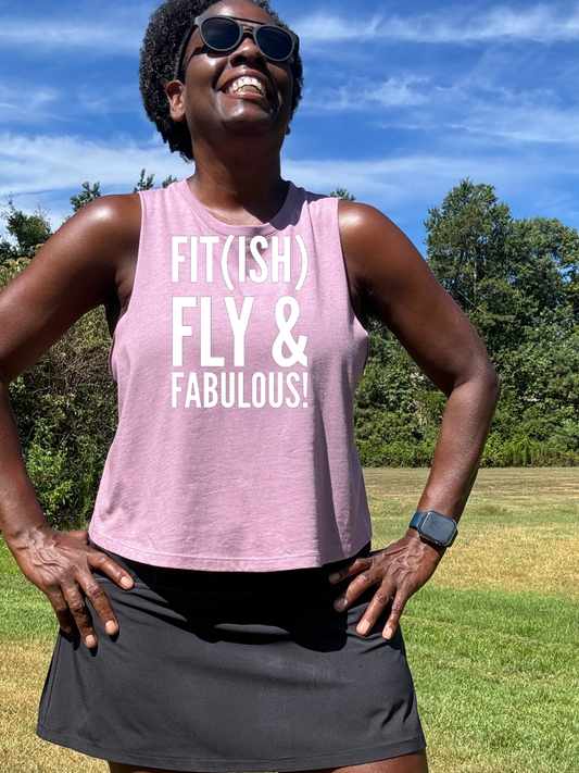 Fit(ish) Racerback Crop Tank