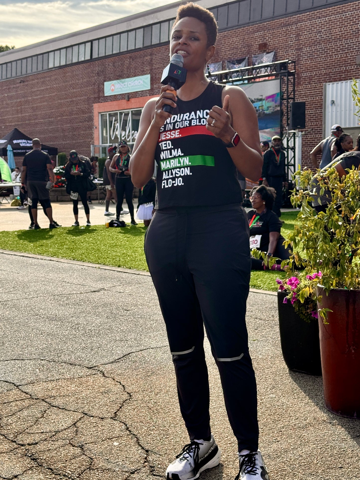 Endurance is in our Blood  Crop Tank