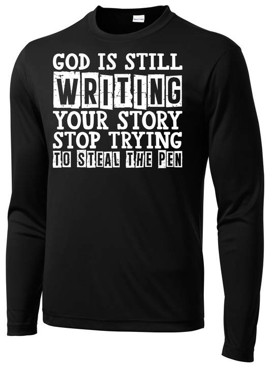 Men's God is Still Writing Your Story Long Sleeve T-shirt