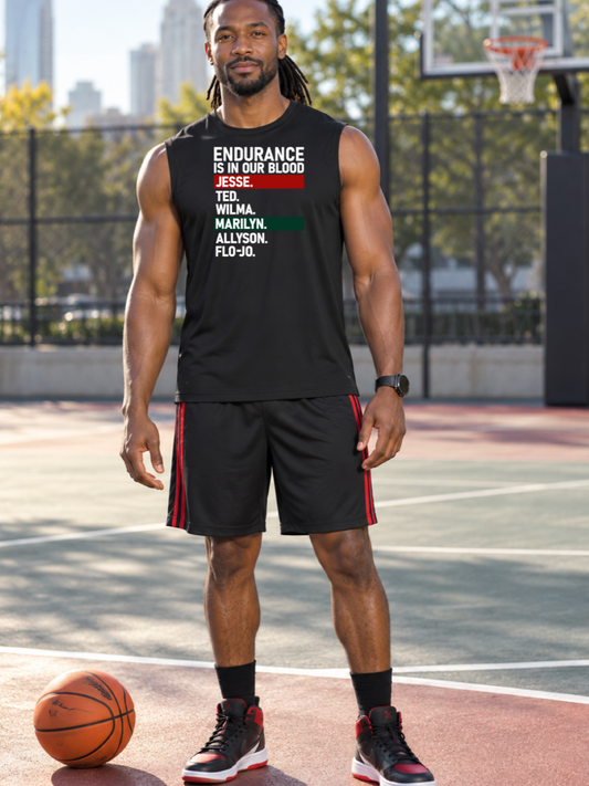 Men's Endurance is in Our Blood Muscle Tank