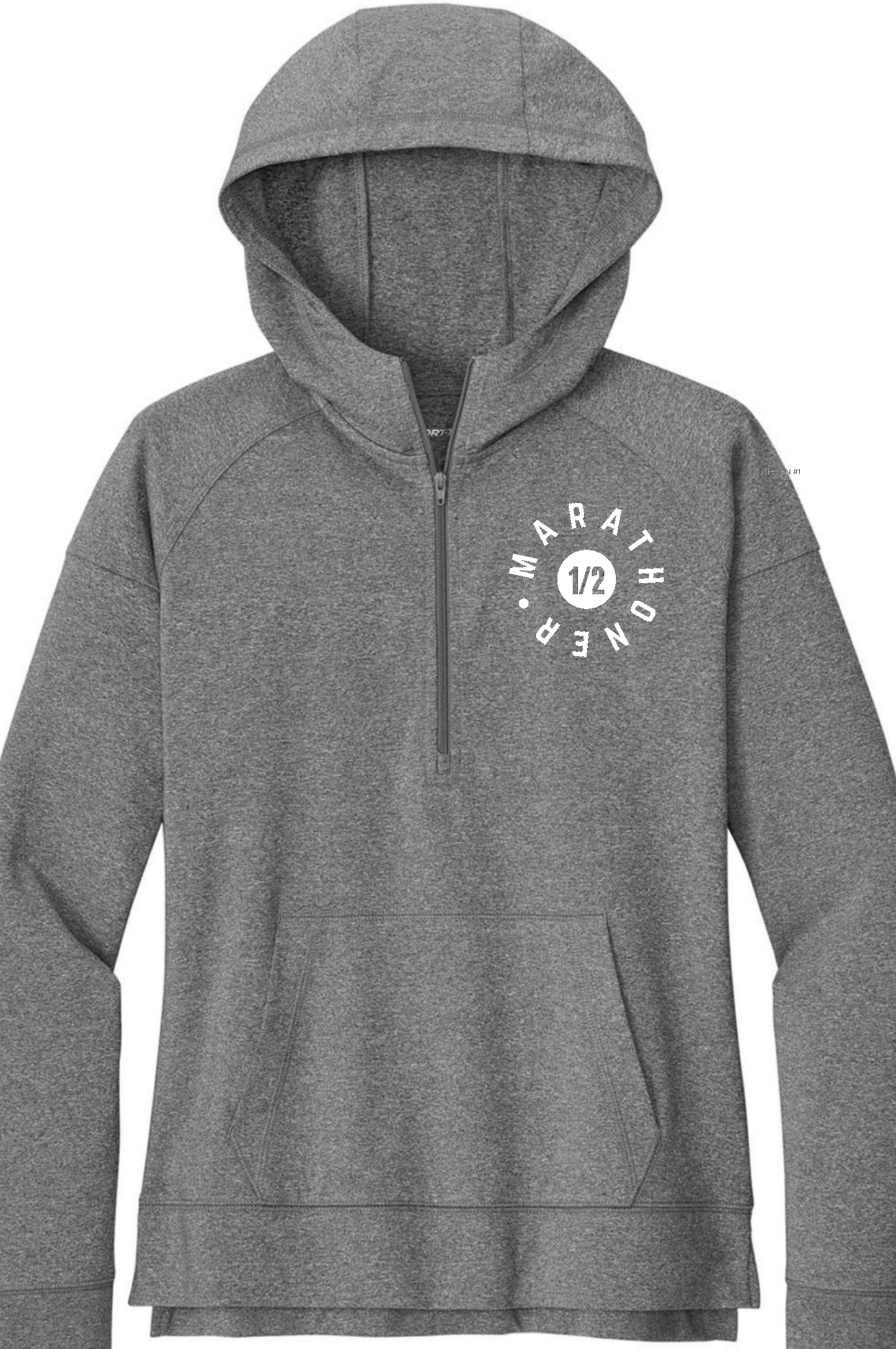 Half Marathoner 1/4 Zip Performance Hoodie