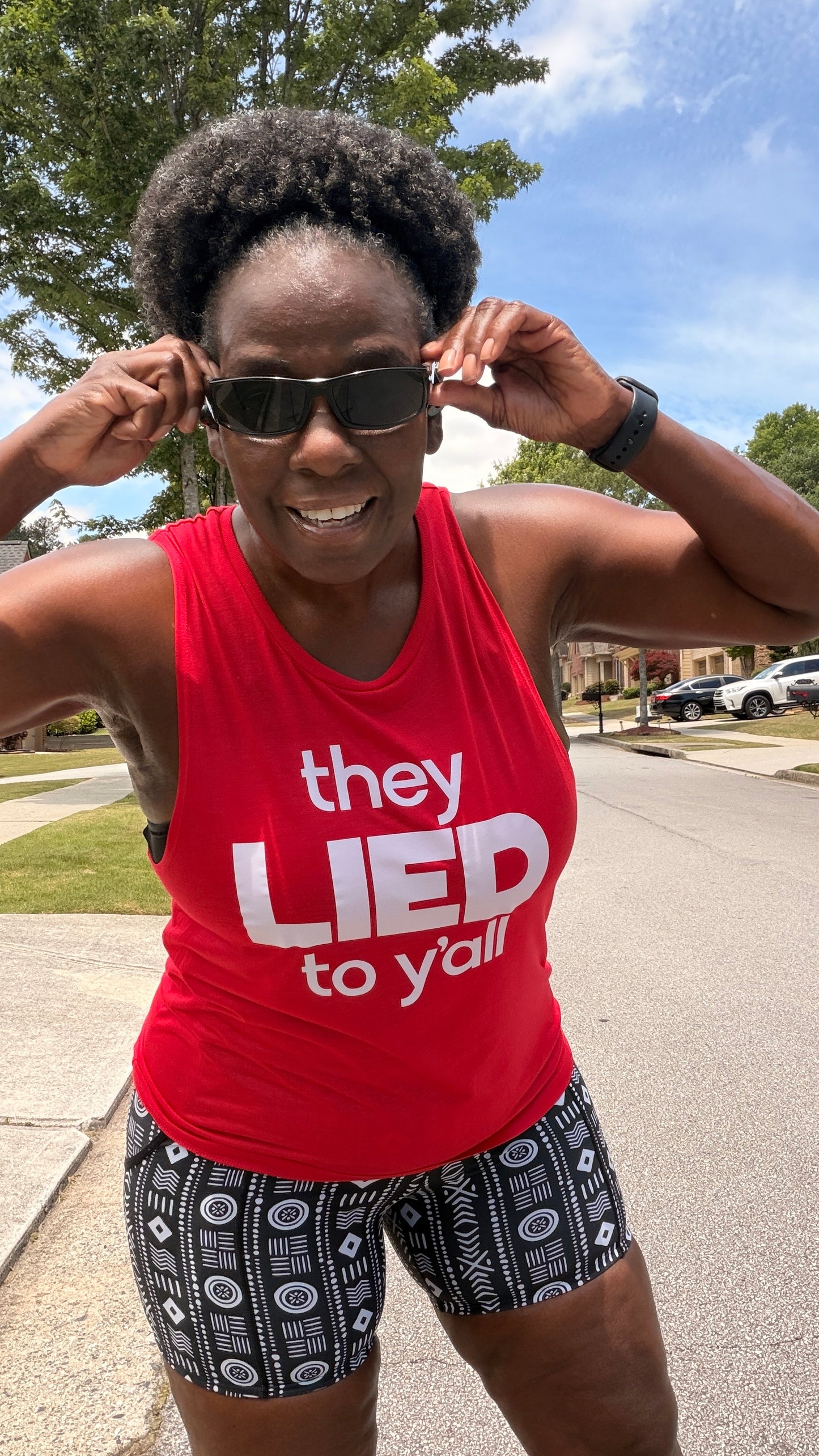 They Lied Muscle Tank