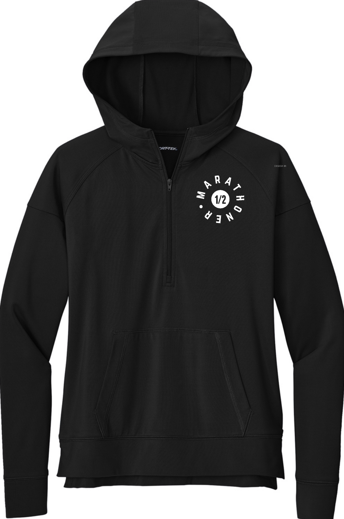 Half Marathoner 1/4 Zip Performance Hoodie