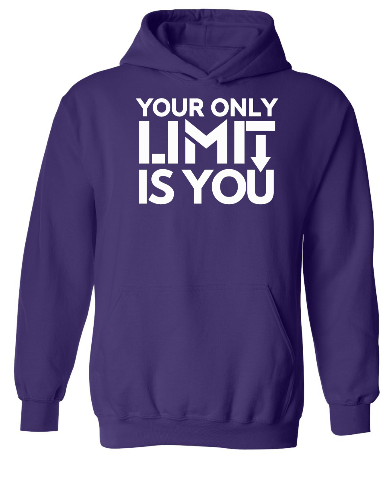 Your Only Limit is You  Bright Colors Hoodie