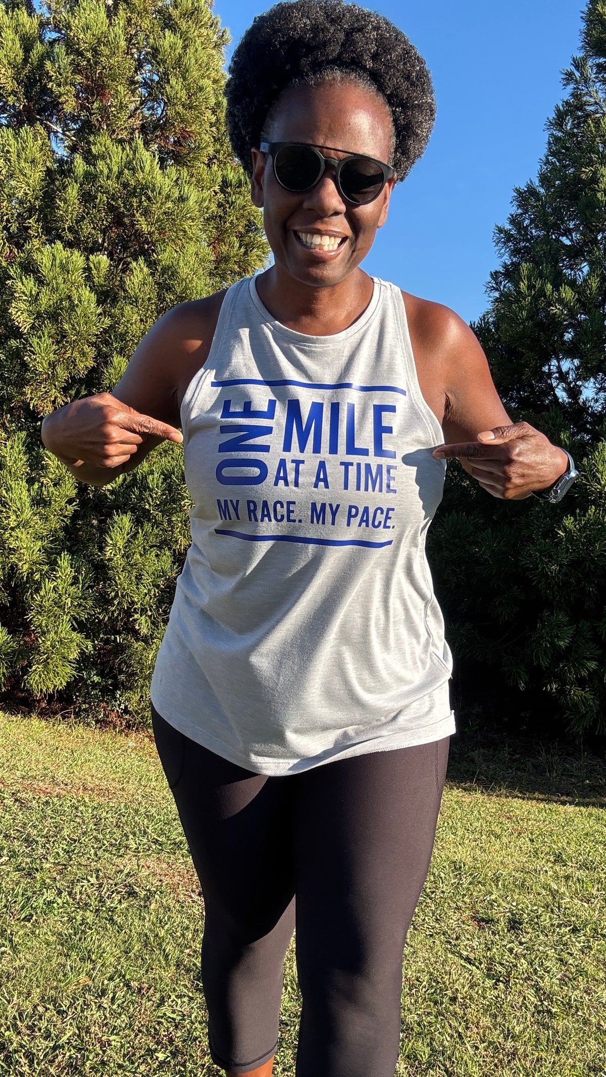 Your Race Your Pace Racerback Tank Top
