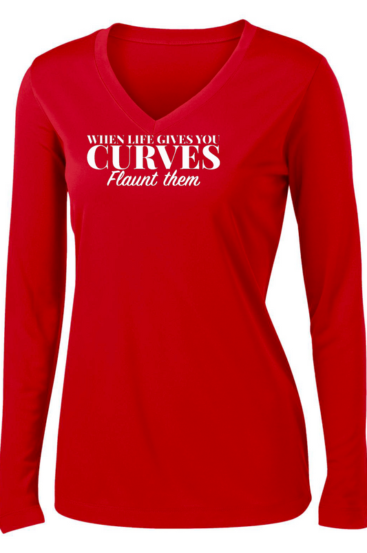 Flaunt Your Curves  Long Sleeve T-shirt