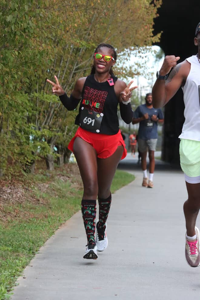 Runner Runner Runner Racerback Crop