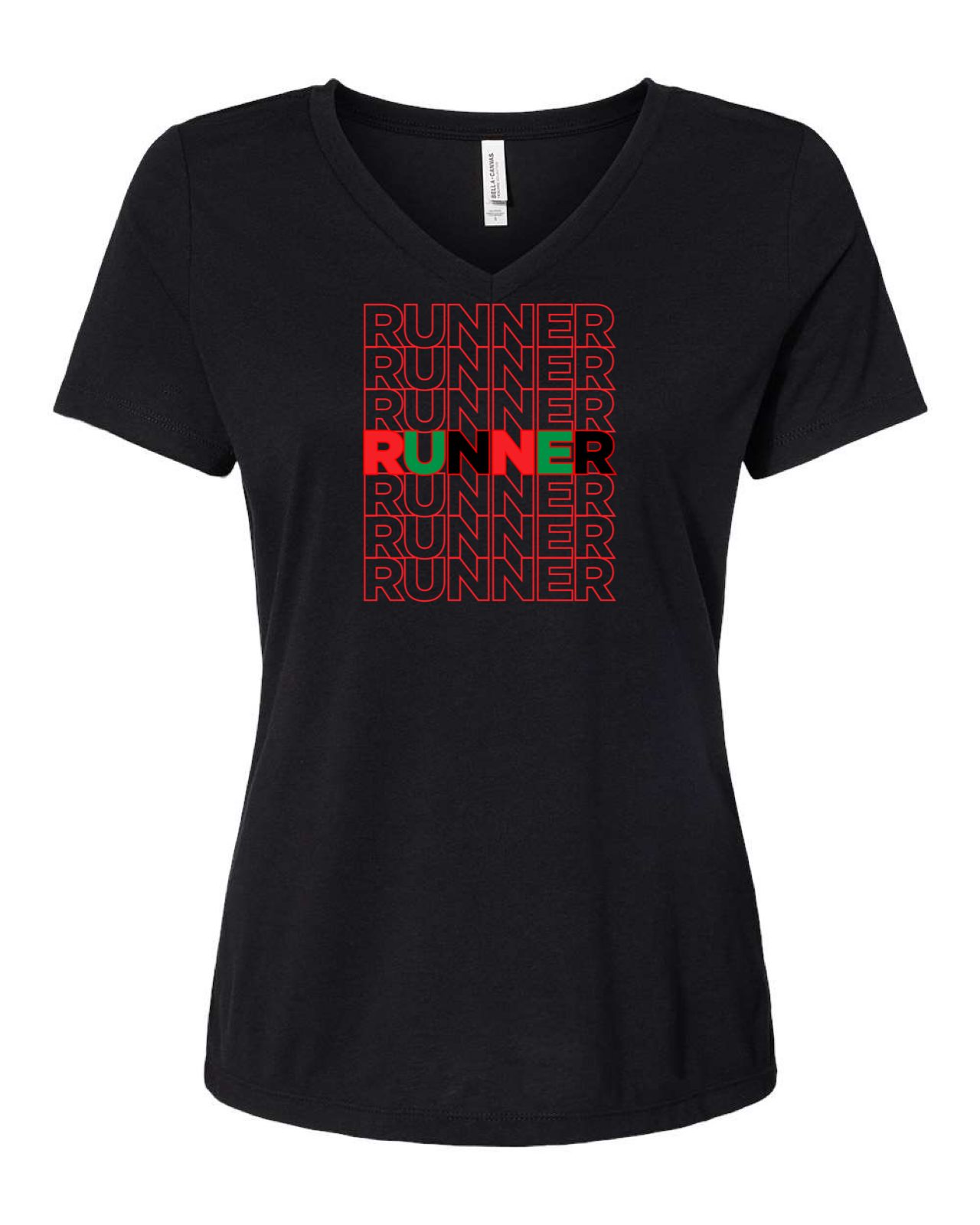 Runner Runner Runner Tri- Blend V-Neck T-Shirt