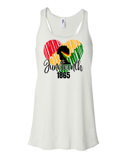 Juneteenth Celebration Racerback Tank Top