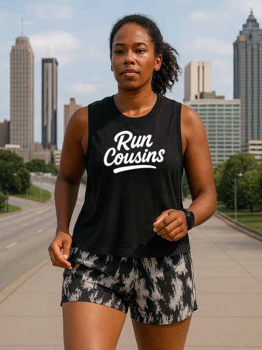 Run Cousins Crop Tank