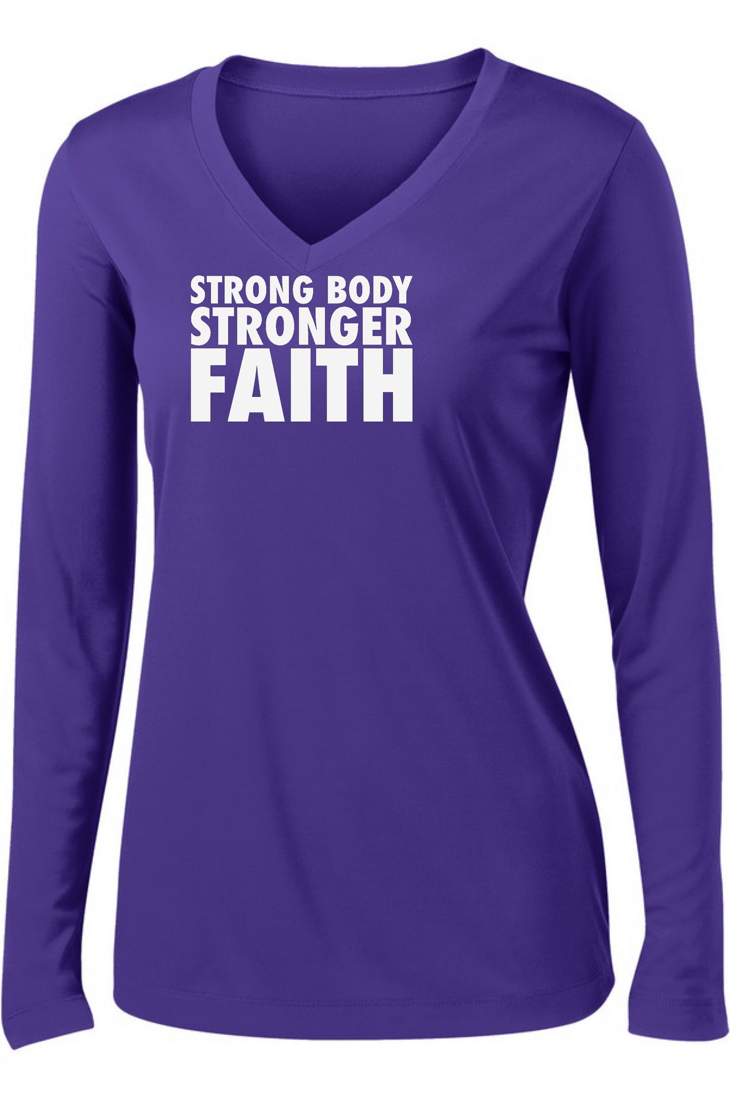 Strong Body Strong Faith Long Sleeve T-shirt