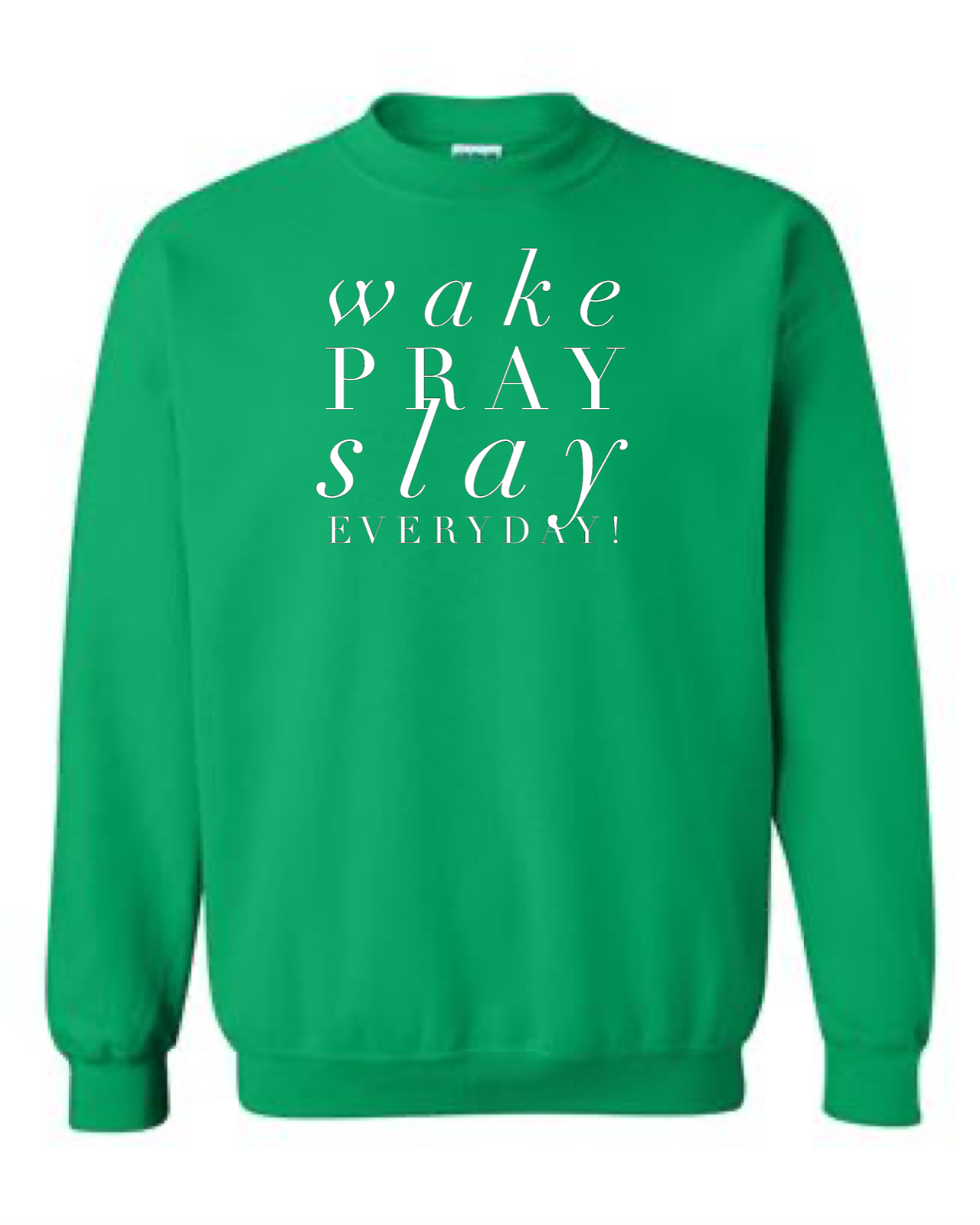 Men's Wake Pray Slay Crewneck Sweatshirt