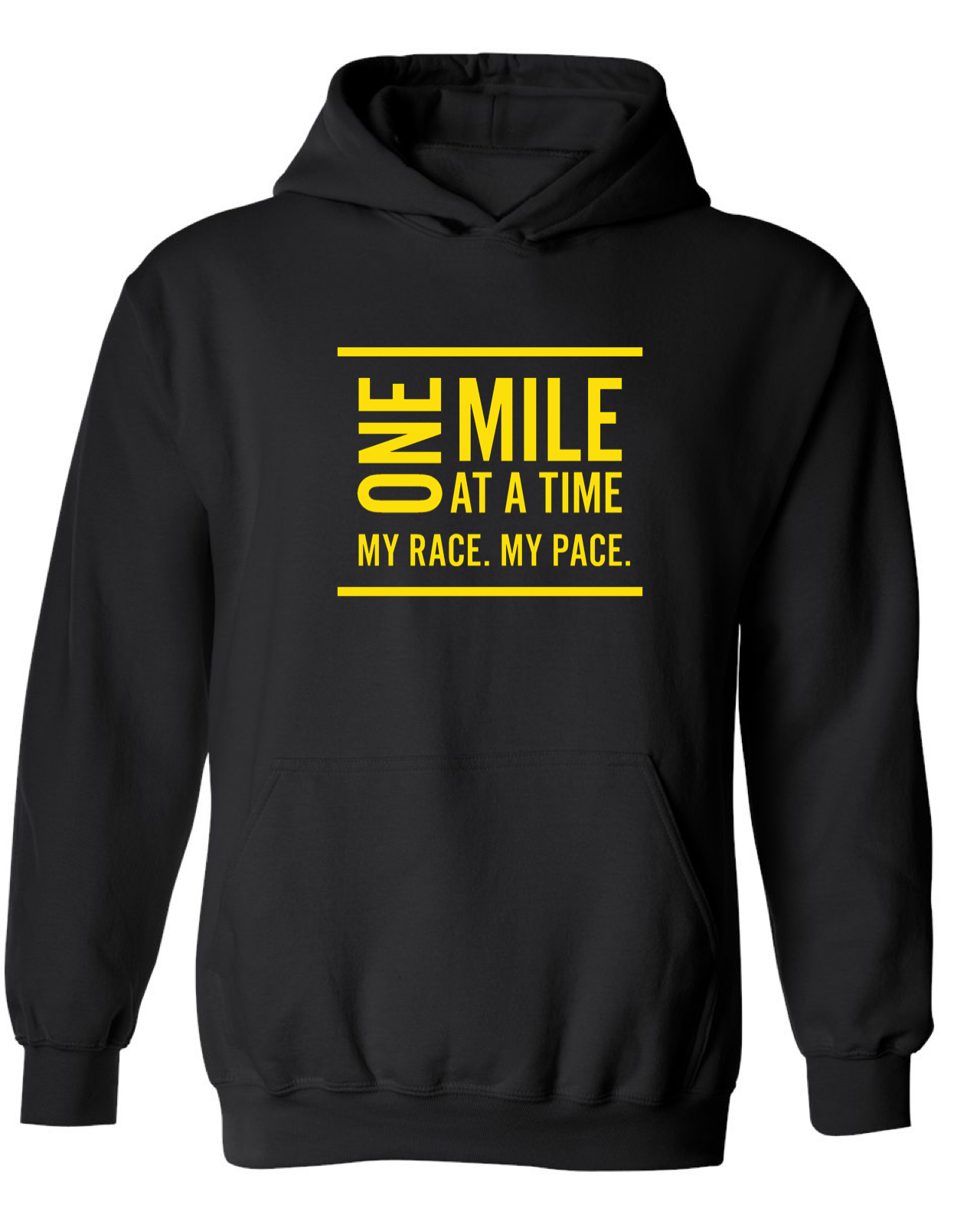 Your Race Your Pace Bright Colors Hoodie