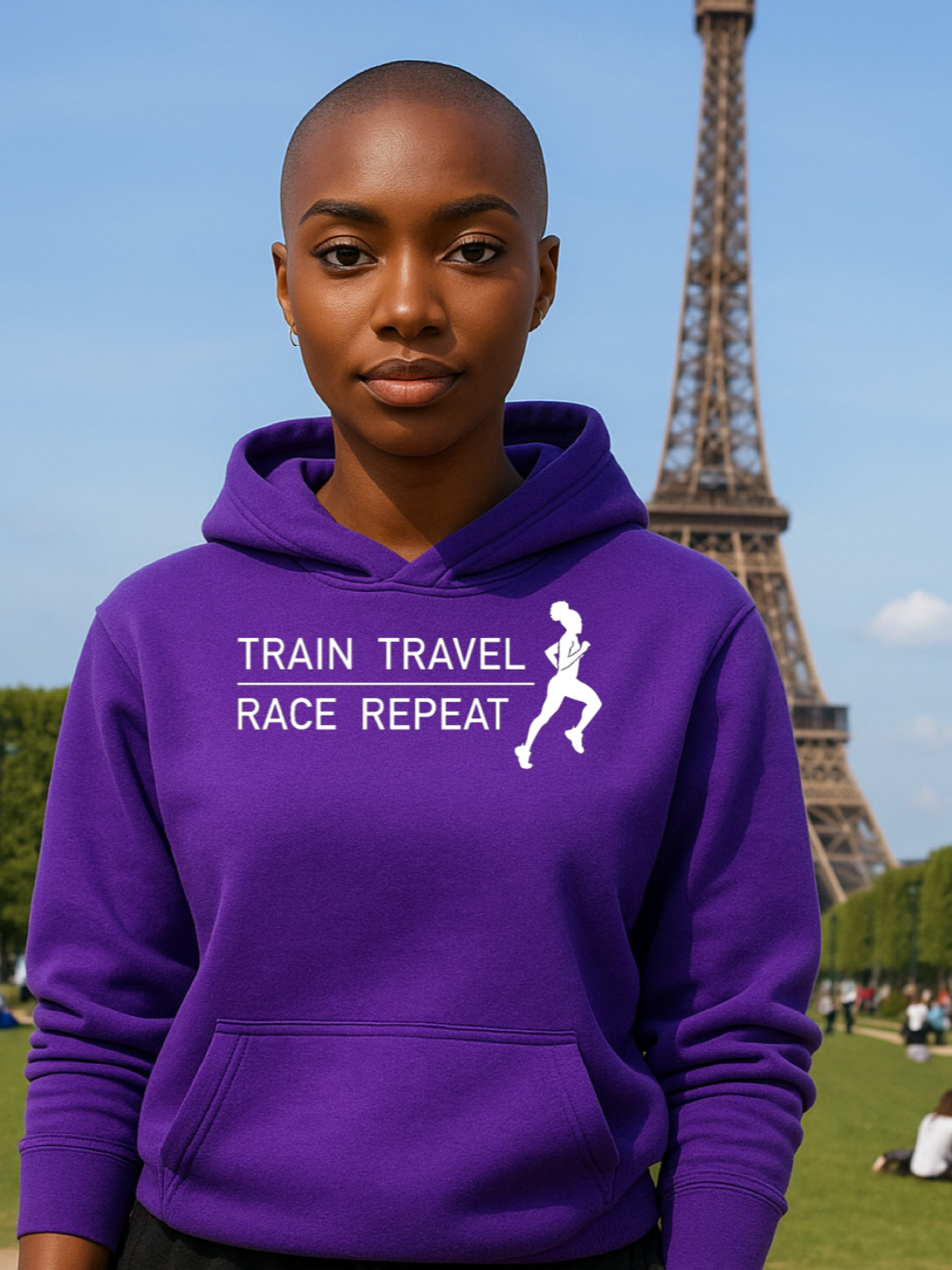 Train Travel Race Repeat Hoodie