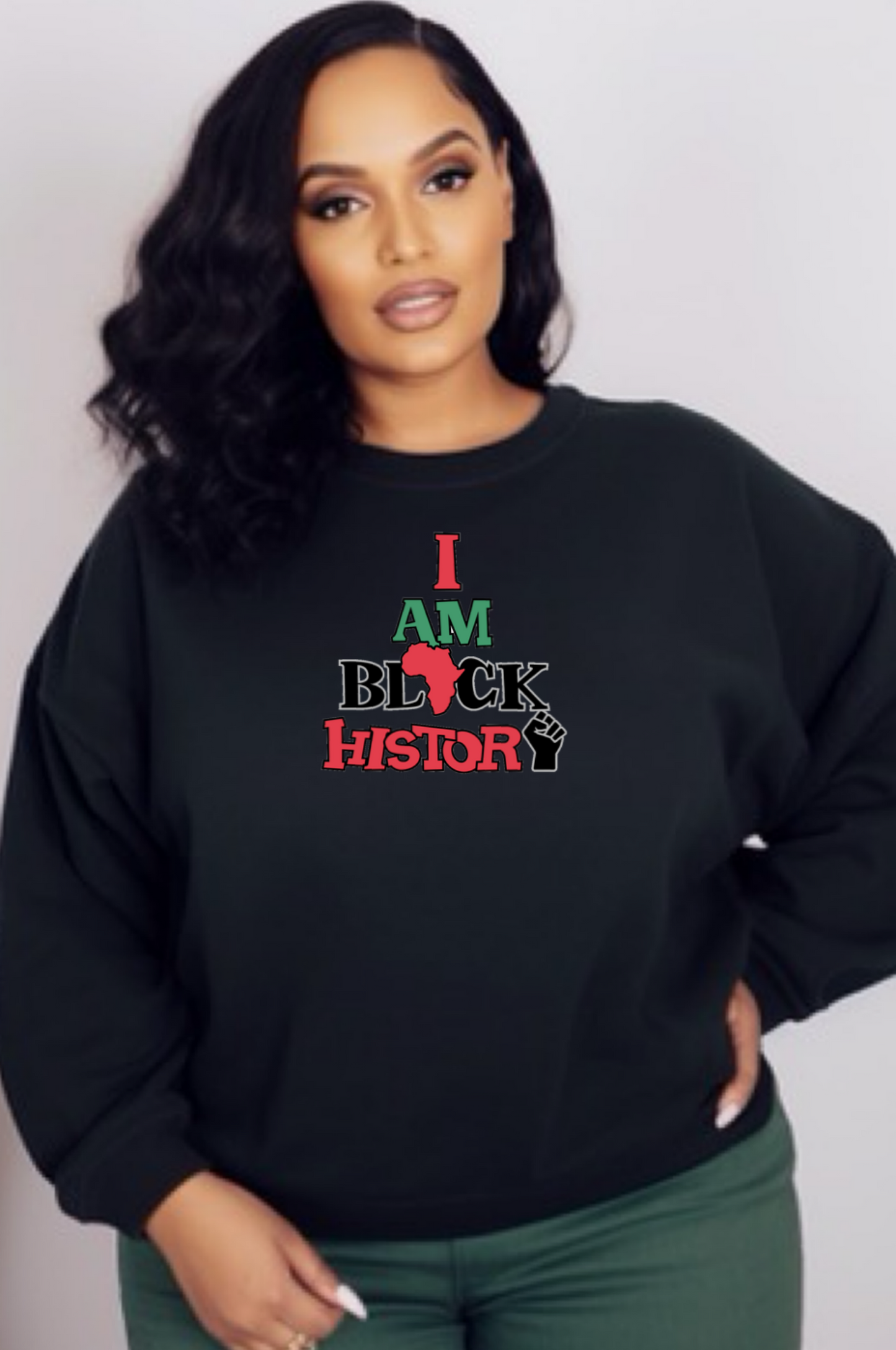 I Am Black History - 2022 Crewneck Sweatshirt
