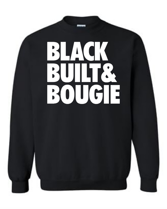 Model -  Black Built Bougie Crewneck Sweatshirt