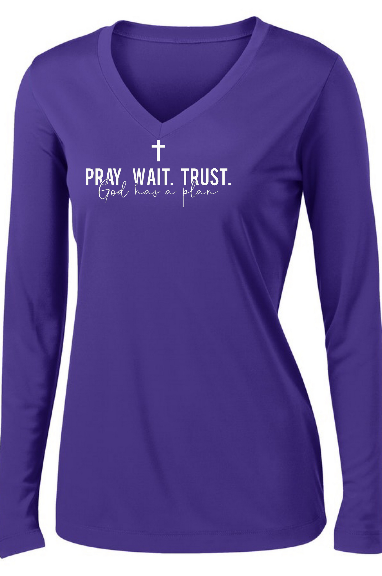 Pray Wait Trust Long Sleeve T-shirt