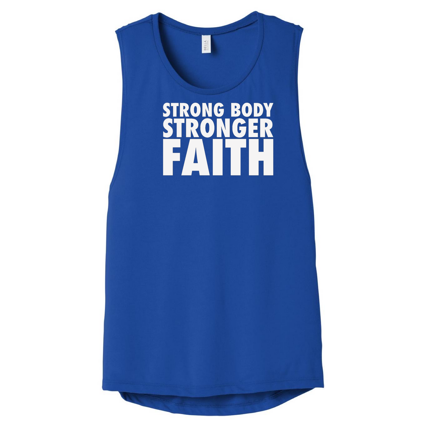 Strong Body Stronger Faith Muscle Tank