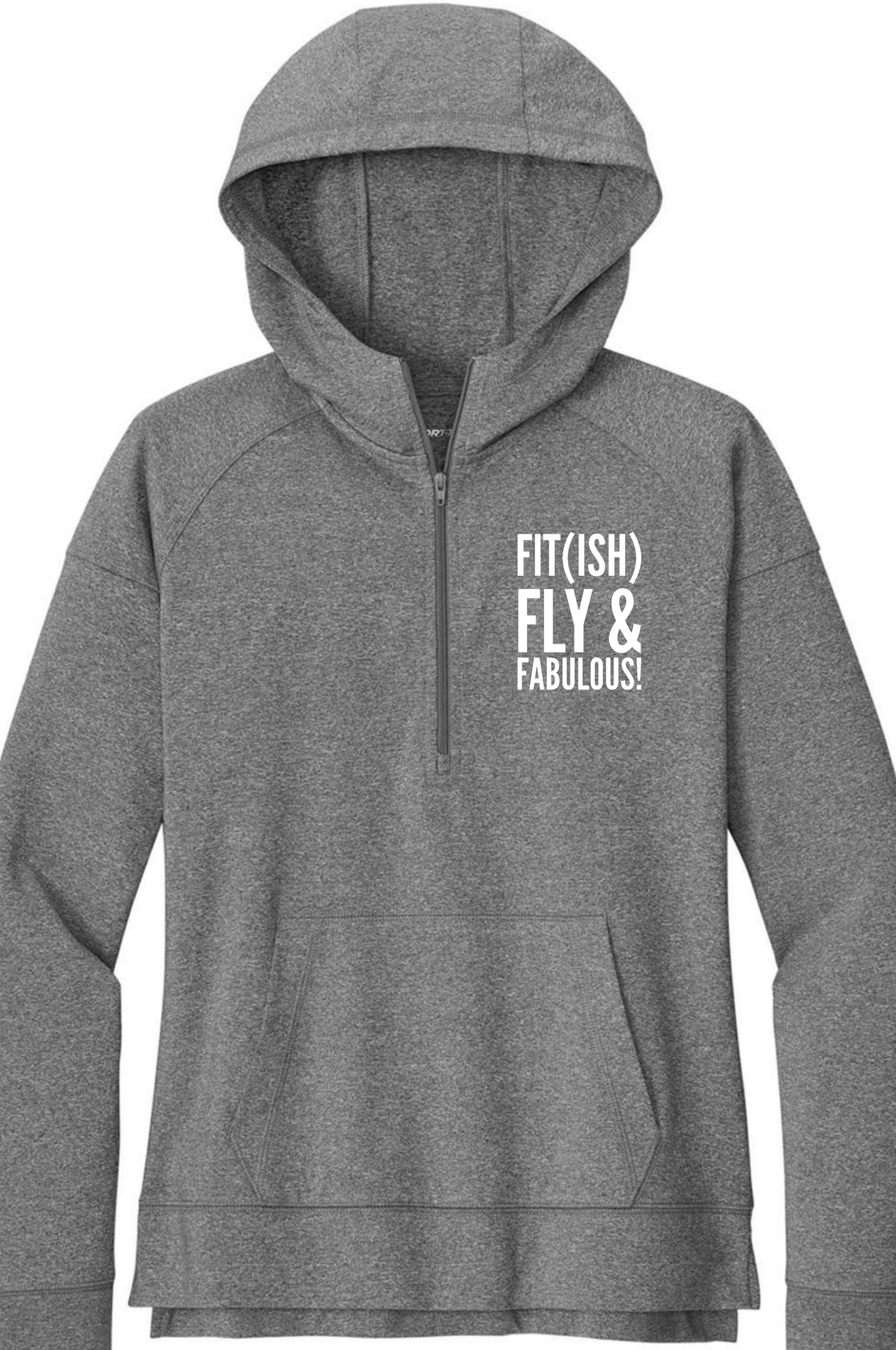 Fit(ish) Fly & Fabulous 1/4 Zip Performance Hoodie