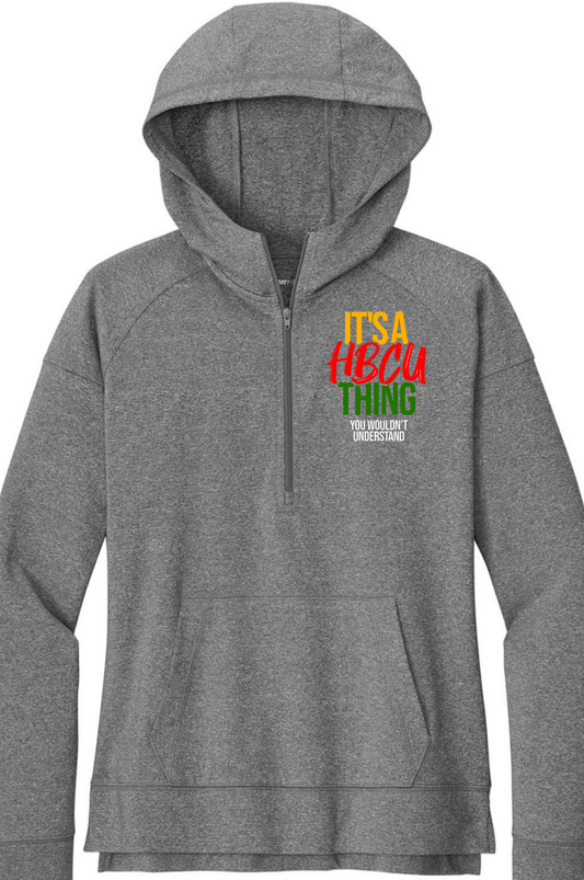 It's An HBCU Thing 1/4 Zip Performance Hoodie