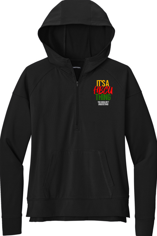 It's An HBCU Thing 1/4 Zip Performance Hoodie