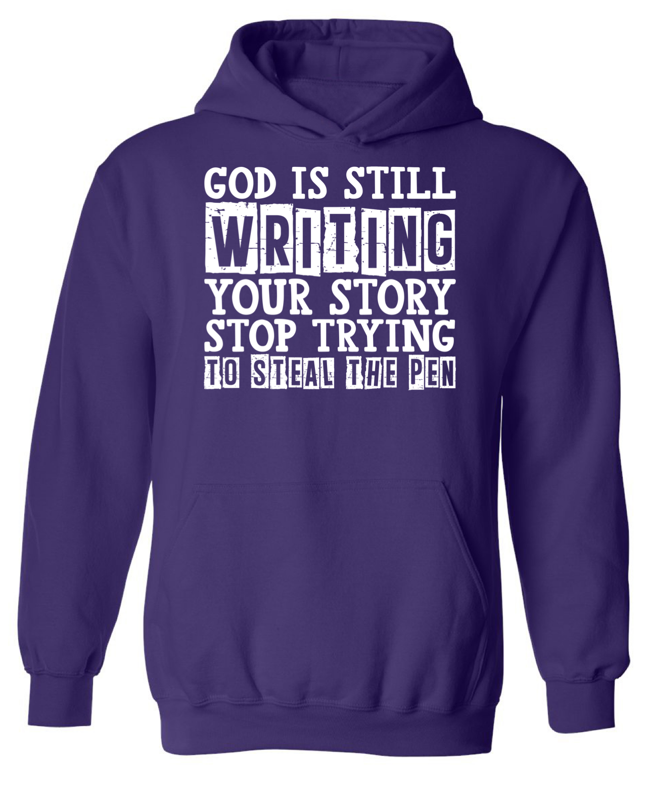 God is Still Writing Your Story Bright Colors Hoodie