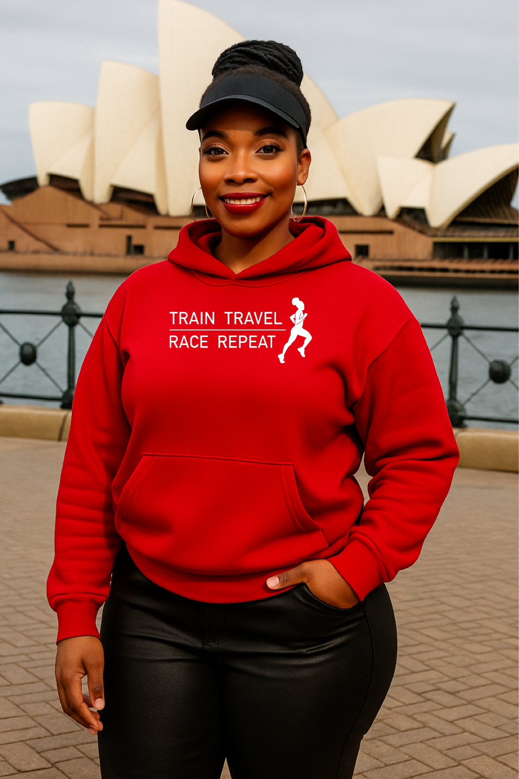 Train Travel Race Repeat Hoodie
