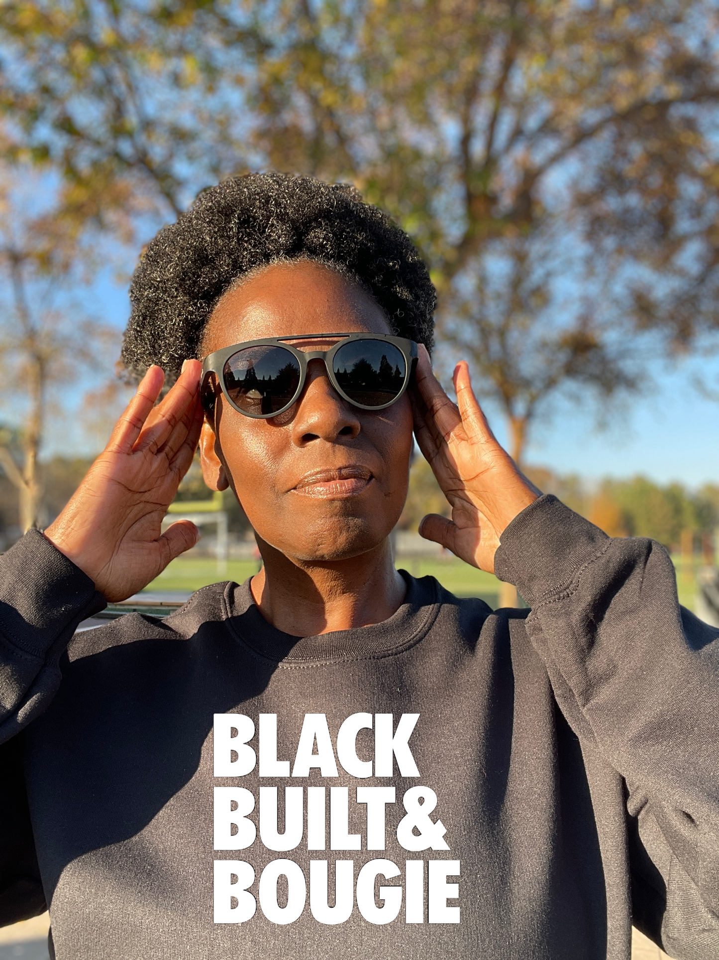 Black Built Bougie Crewneck Sweatshirt