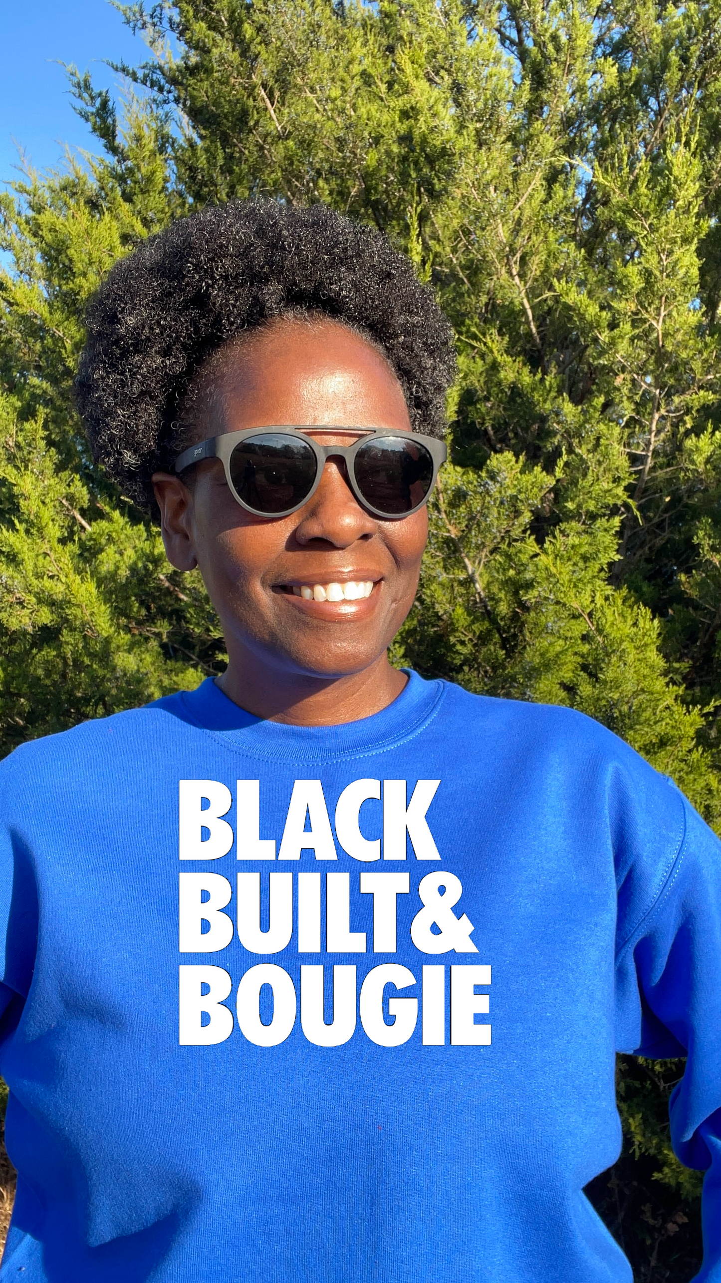 Black Built Bougie Crewneck Sweatshirt