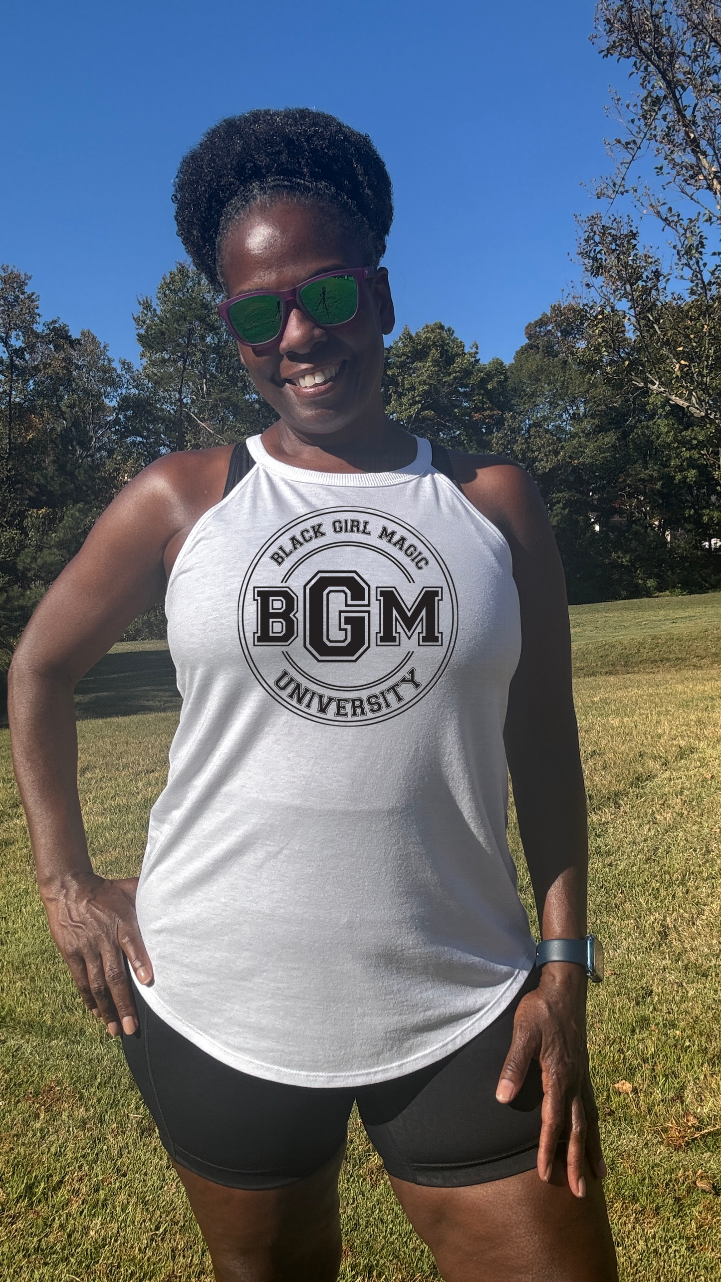 Black Girl Magic University Rocker Tank