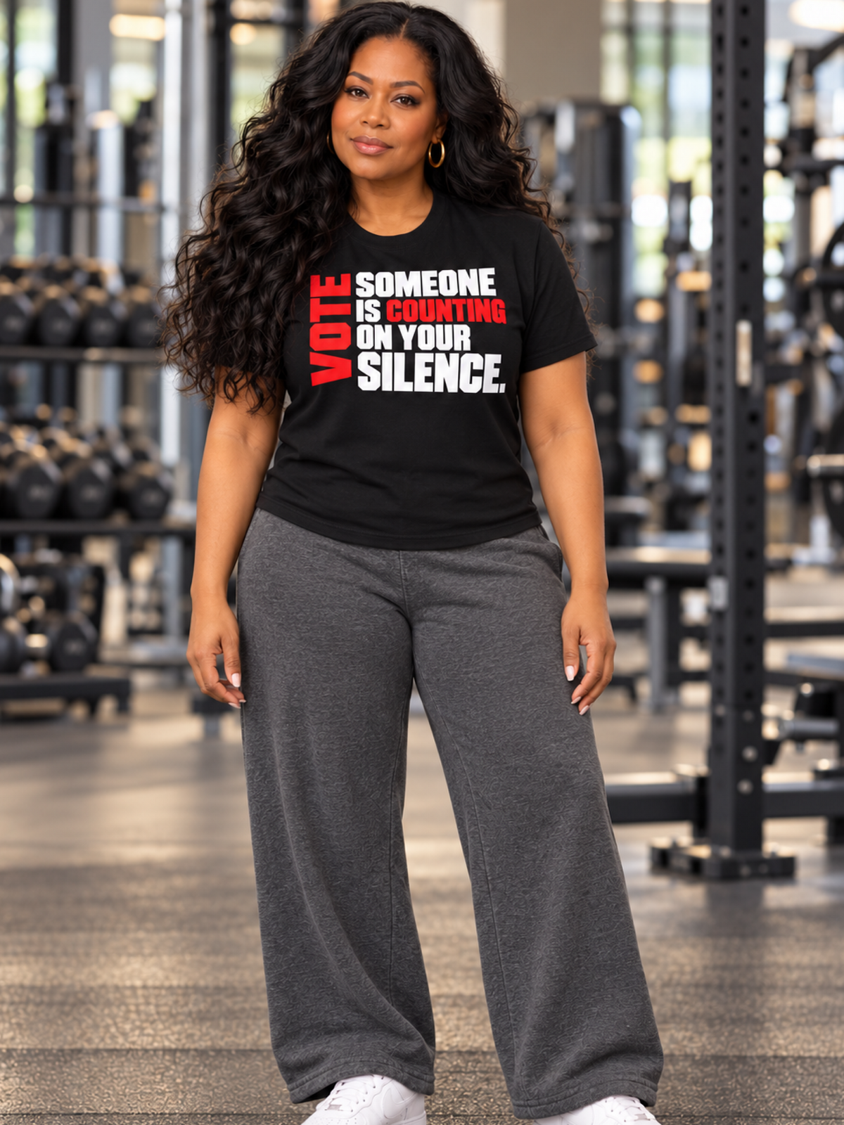Someone is Counting on Your Silence Vote Unisex Tri-Blend  T-Shirt